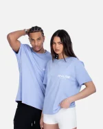 SSS REALISM BACK LOGO TEE SKY PURPLE