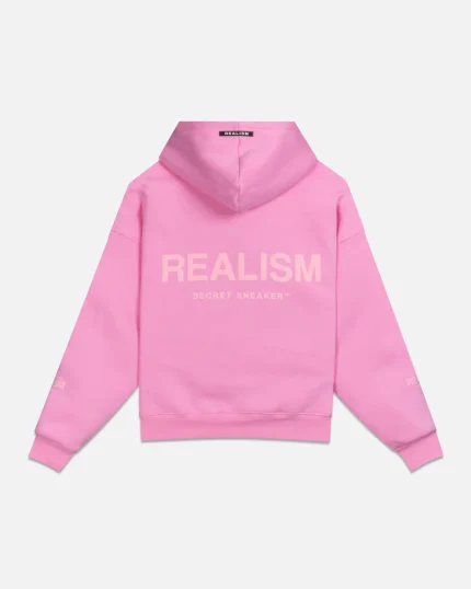 SSS REALISM COURT BOXY CANDY PINK HOODIE