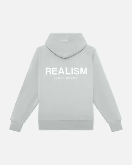 SSS REALISM BACK LOGO SLATE HOODIE SUB