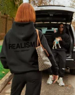 SSS REALISM BACK LOGO OBSIDIAN HOODIE