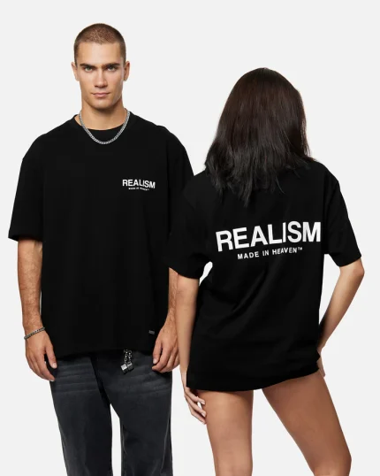 SSS REALISM HEAVEN LOGO TEE JET BLACK