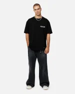 SSS REALISM HEAVEN LOGO TEE JET BLACK