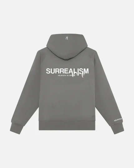SSS REALISM SURREAL LOGO COOL GREY HOODIE
